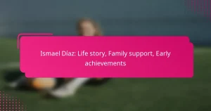 Ismael Díaz: Life story, Family support, Early achievements